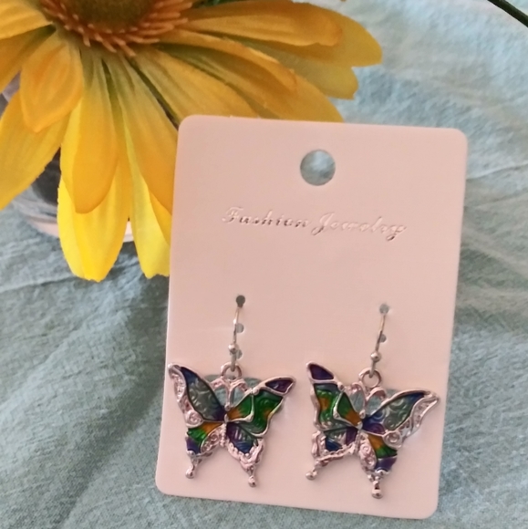 Butterfly Earrings - Picture 1 of 3